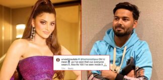 Urvashi Rautela Sarcastic Reply Back To Rishabh Pant's Fan's Comment Will Leave You In Splits - Check It Out