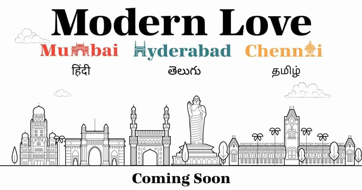International Series Modern Love To Be Adapted In Three Indian Languages