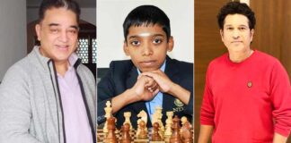 Kamal congratulates GM Praggnanandhaa for defeating chess champ Magnus Carlsen