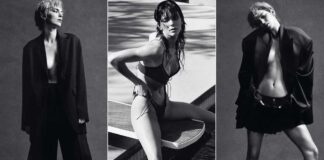 Kendall Jenner Goes N*de & Sheds It All In Latest Monochrome Photoshoot