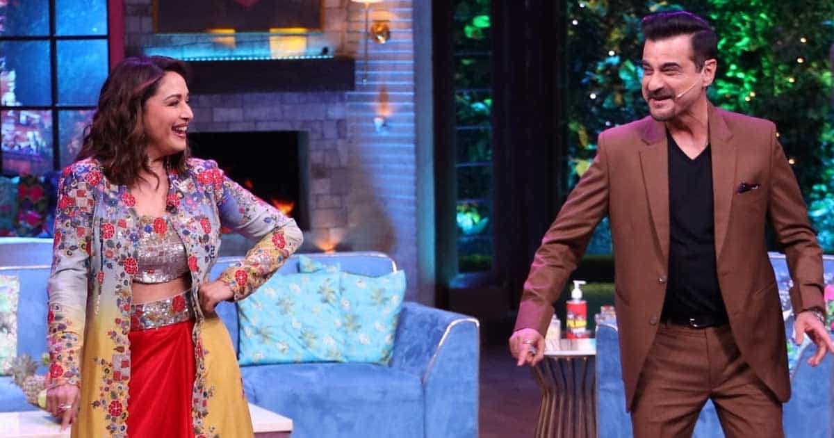Madhuri Dixit, Sanjay Kapoor recreate their 'Raja' chemistry on 'The Kapil Sharma Show'