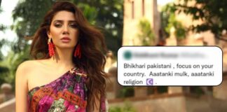 Mahira Khan Has A Befitting Reply For Netizen Calling Her 'Bhikhari Pakistani’