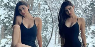 Mouni Roy Turns Up The Heat Amid Winter In A Sultry Black Monokini – See Pics