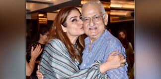 Raveena dedicates award to her late father Ravi Tandon