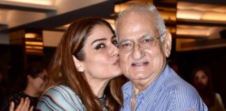 Raveena Tandon gets back to work after dad's demise