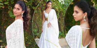 Suhana Khan Leaves Us Spellbound With Her Chikankari Manish Malhotra Lehenga, Check Out!