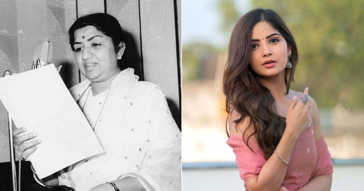 Tamil Actress Kashmira Pardeshi Pays Tribute To Lata Mangeshkar