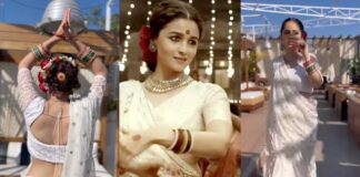 Urfi Javed Replicates Alia Bhatt's Dholida Look & Signature Namaskar Move From Gangubai Kathiawadi