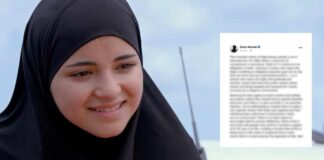 Zaira Wasim Criticizes Hijab Row; Says, “I Resent & Resist The Entire System”