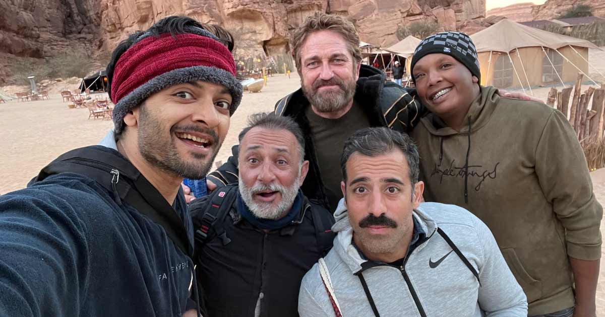Ali Fazal Shares A Photo From Gerald Butler's 'Kandahar' Set