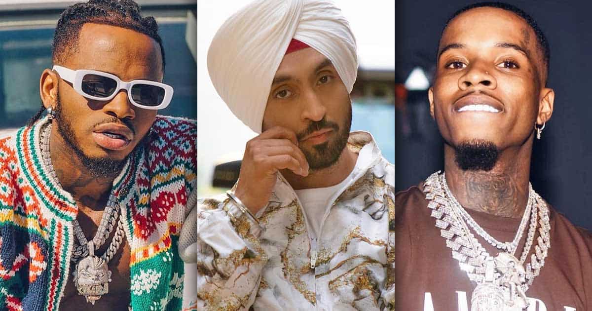 Diljit goes global, to perform with Tory Lanez, Diamond Platnumz