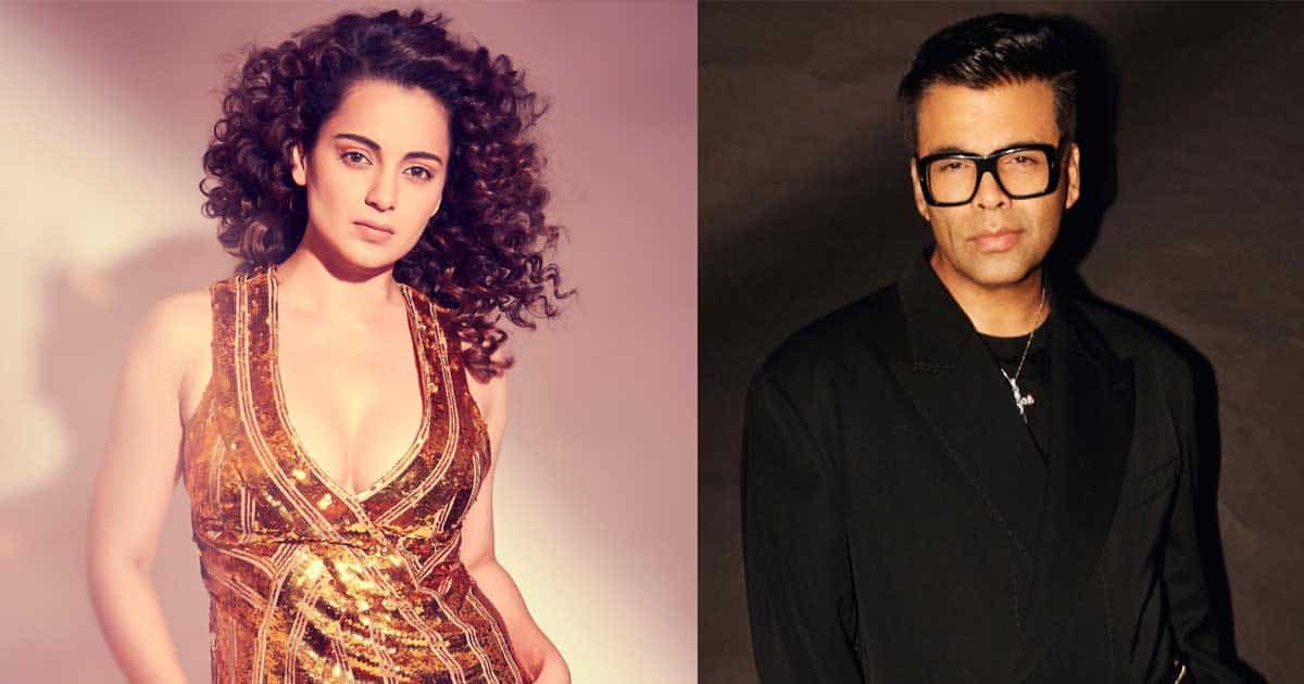 Kangana Ranaut Allegedly Hits Karan Johar Through A Cryptic Post – Deets Inside