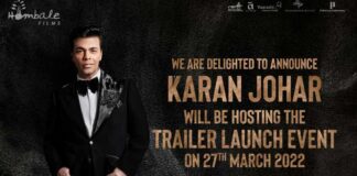 Karan Johar to host the grand trailer launch event of ‘KGF: Chapter 2’ in Bengaluru!
