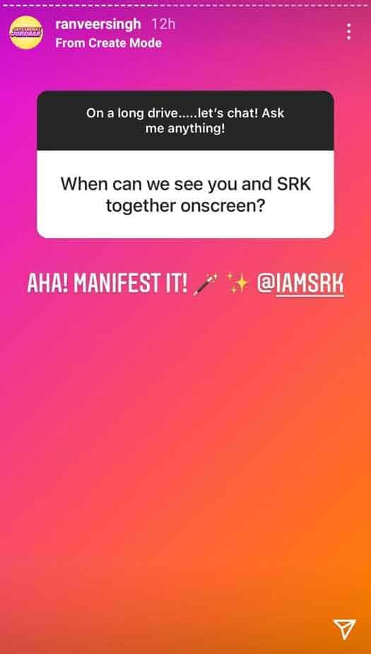 Ranveer Singh Opens Up About Collaborating With Ranbir Kapoor & Shah Rukh Khan