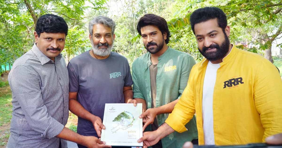 'RRR' team participates in the Green India Challenge