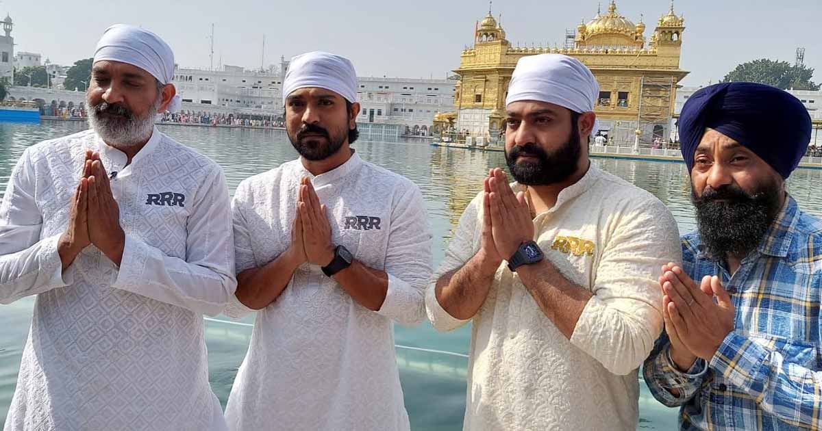 RRR team visits Golden Temple in Amritsar to seek blessings