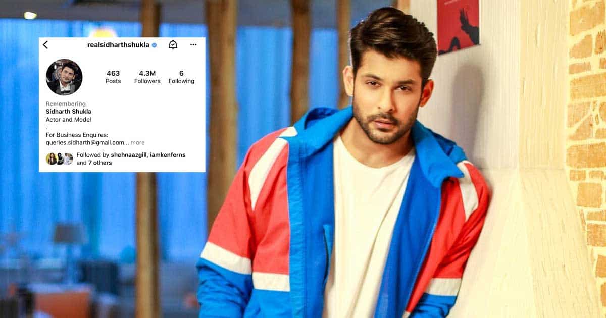 Sidharth Shukla Fans Get Teary -Eyed As His Twitter Account Gets Memorialised – Read On