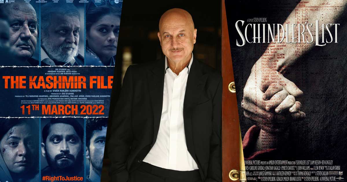 The Kashmir Files: Anupam Kher Refutes The ‘Anti-Muslim’ Angle, Compares The Film To Steven Spielberg’s Schindler’s List