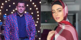 When Sana Khan Reacted To Her Awkward Hug With Salman Khan