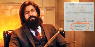 KGF: Chapter 2 CRAZE Goes To Another Level As A Wedding Card Tweaks Yash’s Iconic Dialogue To “Marriage, Marriage, Marriage…” A Fan Of KGF Chapter 2 Star Yash Has Added A Hilarious Twist To One Of His Dialogues