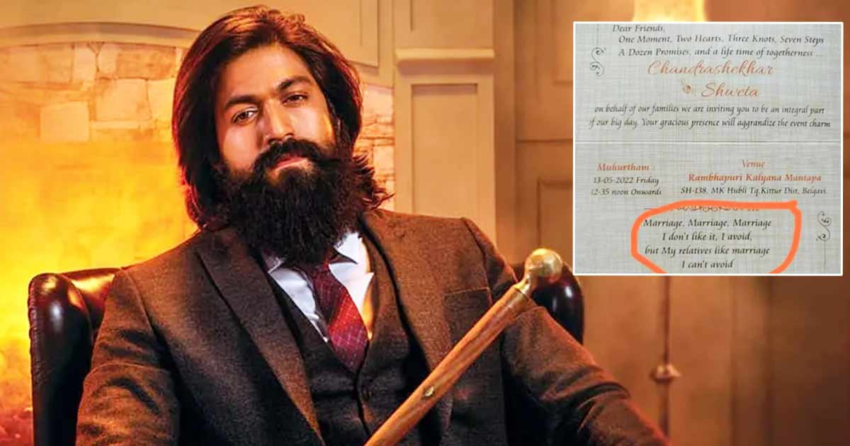 A Fan Of KGF Chapter 2 Star Yash Has Added A Hilarious Twist To One Of His Dialogues