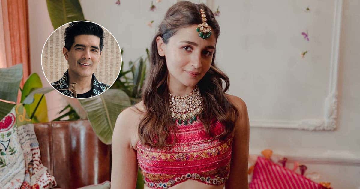 Alia Bhatt's mehendi lehenga by Manish Malhotra took 3,000 hours to make!