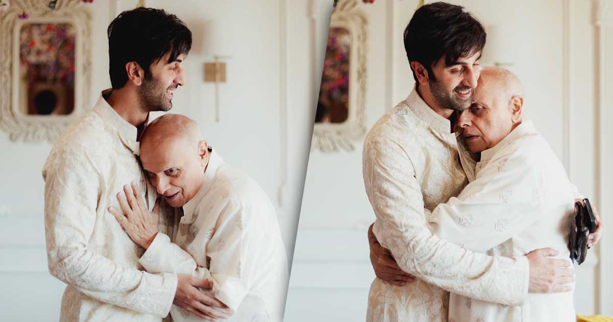 Ranbir-Alia wedding: New pics show Mahesh Bhatt hugging Ranbir Kapoor