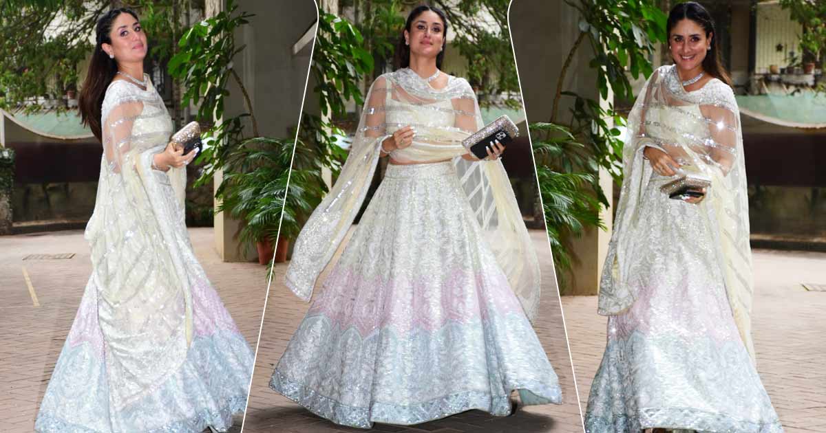 Kareena Kapoor Khan Looks Ethereal In A Shimmery Silver Lehenga At Alia  Bhatt & Ranbir Kapoor's Mehendi, Netizens React, “Only Product Of Nepotism  Who Is Talented”