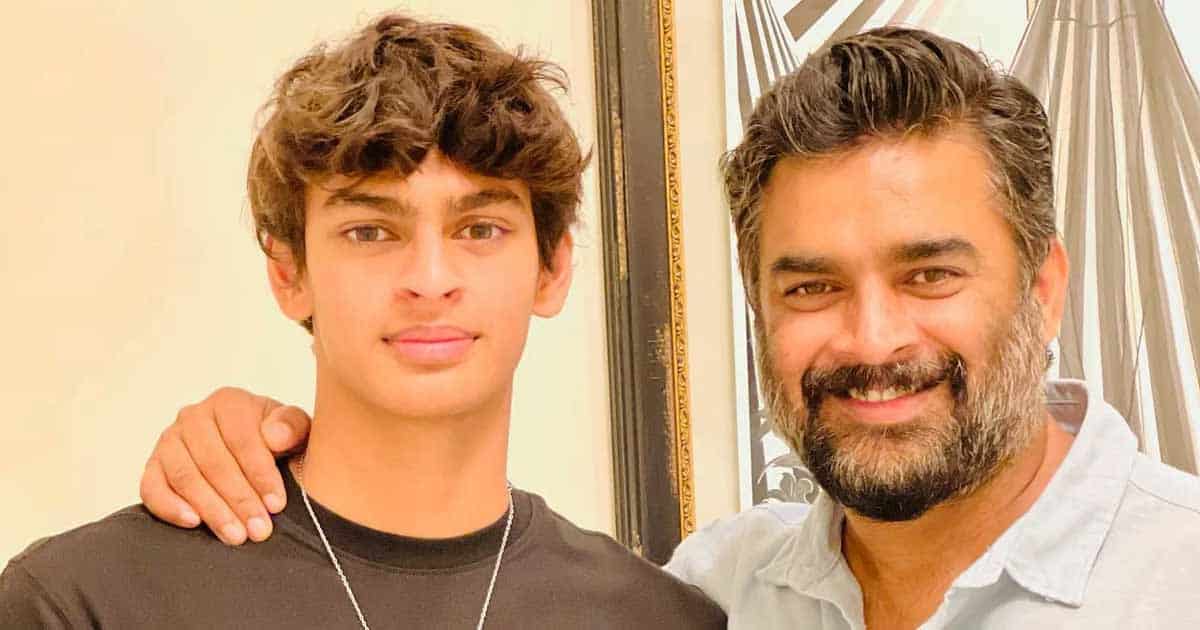 Madhavan's son Vedaant wins silver in Danish Open swimming