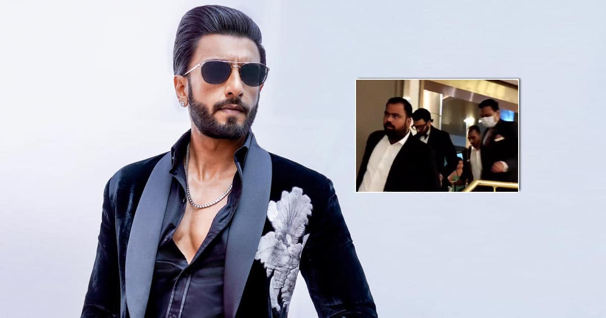 Ranveer Singh knocks it out of the park in grey pant-suit with pinstriped  waist coat : Bollywood News - Bollywood Hungama