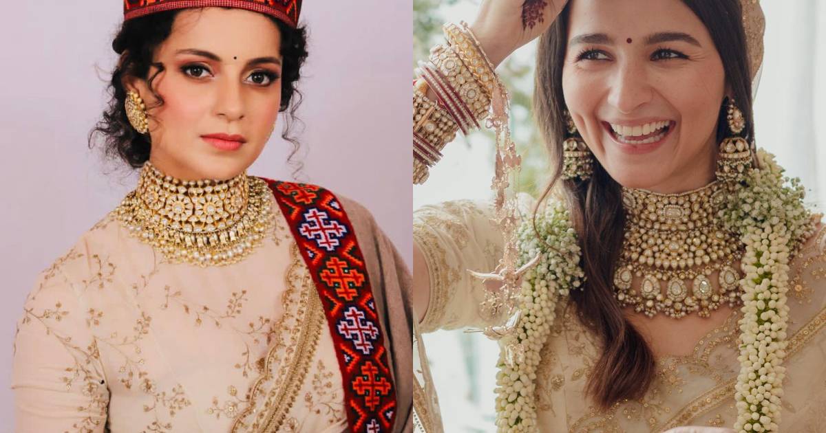 Was Alia Bhatt’s Wedding Saree Inspired By Sabyasachi Attire Worn By Kangana Ranaut In 2020?