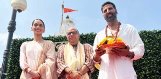 Akshay Kumar and Manushi Chhillar pay tribute to Samrat Prithviraj at Somnath Temple!