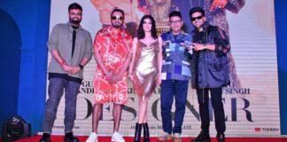 Bhushan Kumar, Yo Yo Honey Singh, Divya Khosla Kumar and Guru Randhawa celebrate the success of their most loved song 'Designer in a dazzling way!