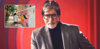 Big B's granddaughter paints wall to highlight menstrual hygiene
