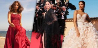 Cannes 2022 Day 2: Pooja Hegde In A Feather Gown To Tamannaah Bhatia Slaying In A Black Thigh-High Slit Dress - Decoding Indian Appearances On The Red Carpet!