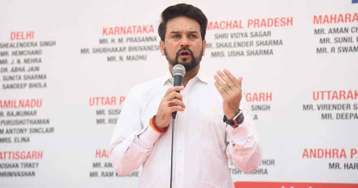 India Embarking On World's Largest Film Restoration Project Says Anurag Thakur