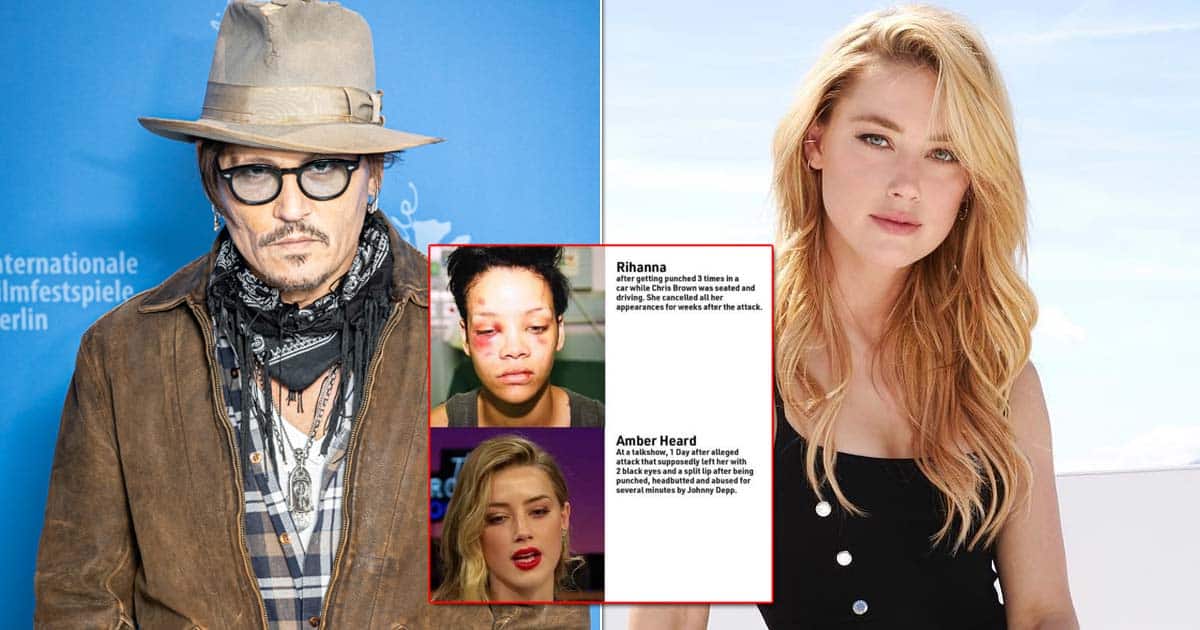 kommentar forstene Diskret Johnny Depp Fans Share Rihanna's 'Beaten Up' Photo Comparing To Amber Heard  & Say "This Is What Real Abuse Looks Like"