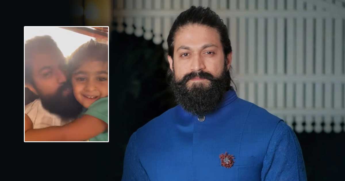 KGF Star Yash Enjoying Playful Moment With His Kids Is Melting Our Hearts
