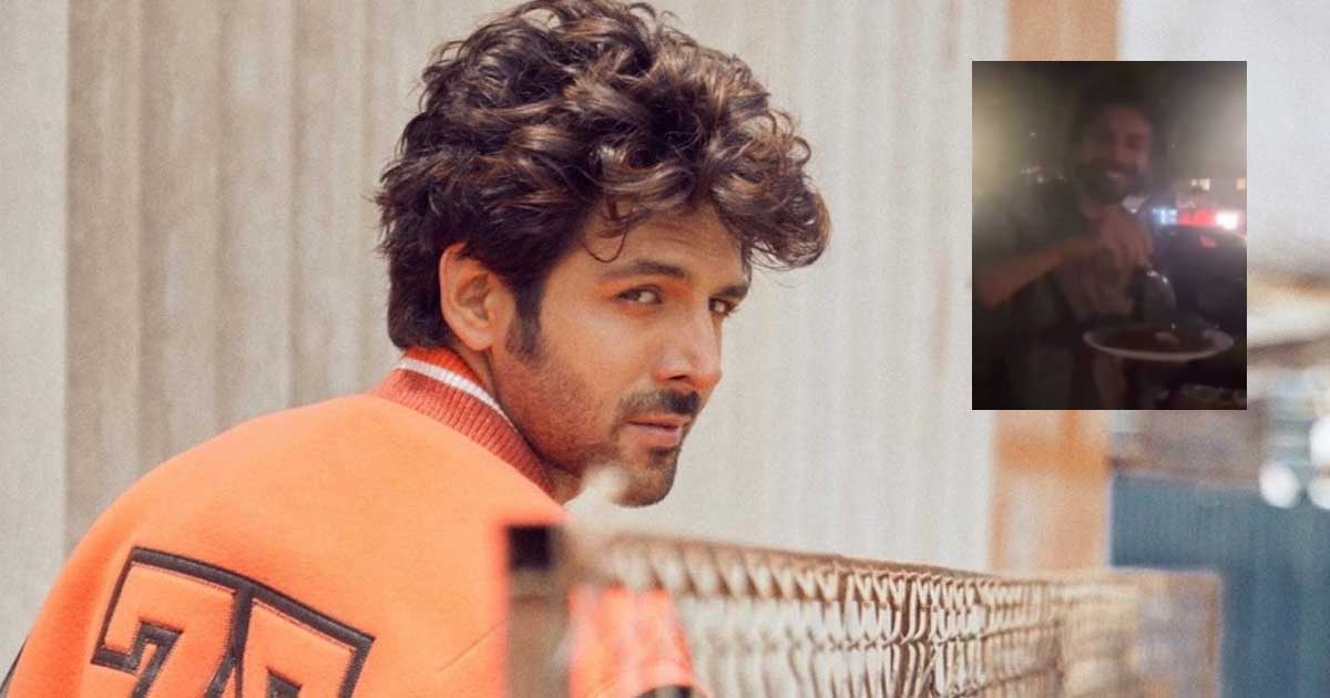 Kartik Aaryan digs into papad-rice at a roadside stall at 2 a.m.