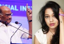 Marathi actress detained for obnoxious post on Sharad Pawar