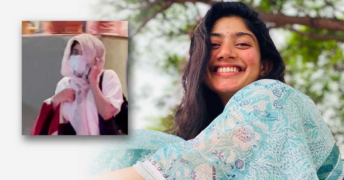 Pics of Sai Pallavi watching movie in disguise go viral