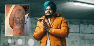 Sidhu Moose Wala Fan Gets A Tattoo Of The Late Singer, Netizen Reacts - Watch