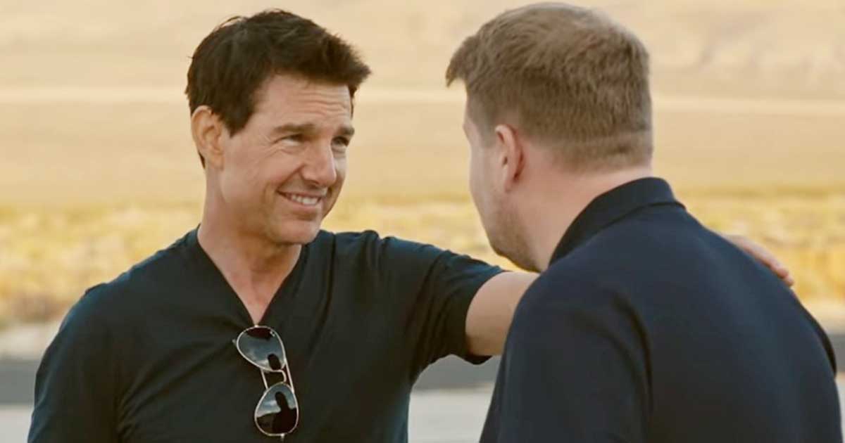'Top Gun' Tom Cruise engages in dogfight with 'The Late Late Show' host James Corden