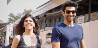Aditya Roy Kapur, Sanjana at Rumi Darwaza to promote 'Om-The Battle Within'
