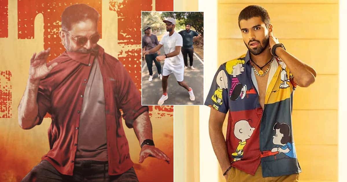 Cricketer Washington Sundar shakes a leg to 'Pathala Pathala' from 'Vikram'