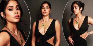 Janhvi Kapoor Dazzles In An All-Black Revealing Dress With Deep-Cut & Thigh-High Slit, Stealing The Show Making You Skip A Heartbeat - Deets Inside