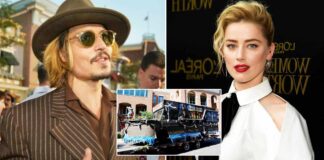 Johnny Depp Fans Recreate Pirates Of The Caribbean Ship Outside Courthouse, Amber Heard Supporters Slam, “Isn’t That Jury Tampering?”