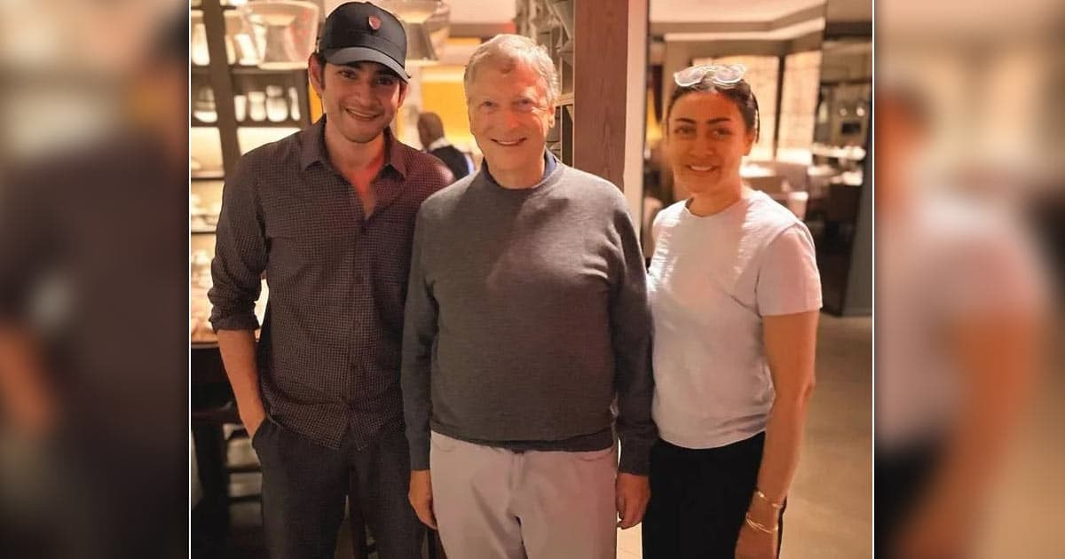 Mahesh Babu, Wife Namrata Shirodkar Meet Bill Gates