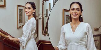 Manushi Chhillar Looks Gorgeous In A White Gharara, Proves Simplicity Is Beautiful