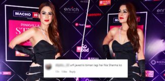 Netizens Call Nia Sharma “Sasti Malaika” After She Dons A Revealing Black Plunging Neckline Gown At Recent Award Function – Watch